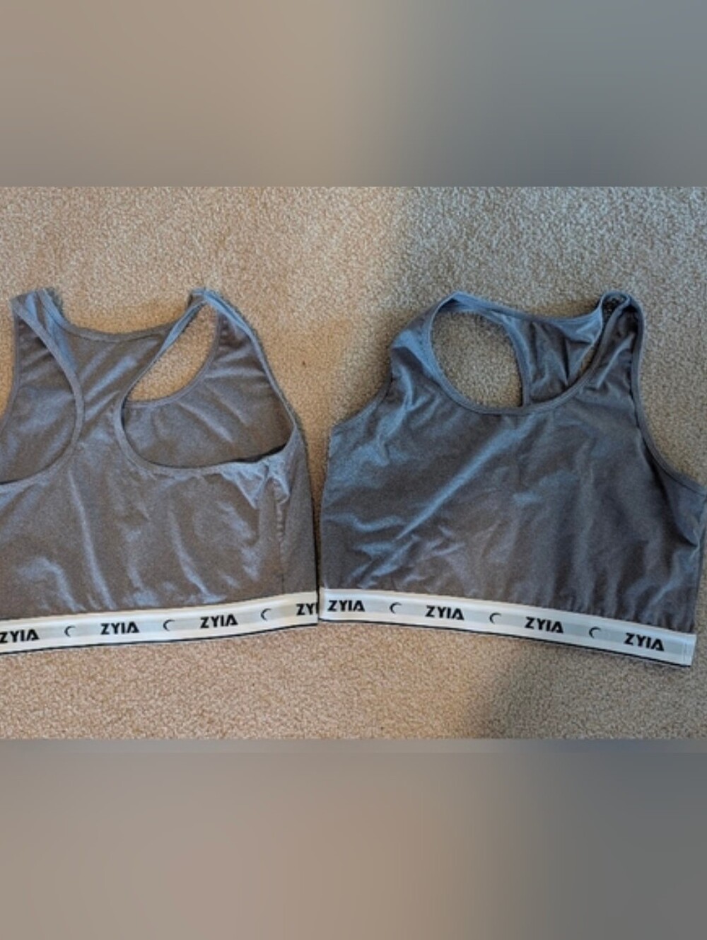 2- Zyia Active comfort bras